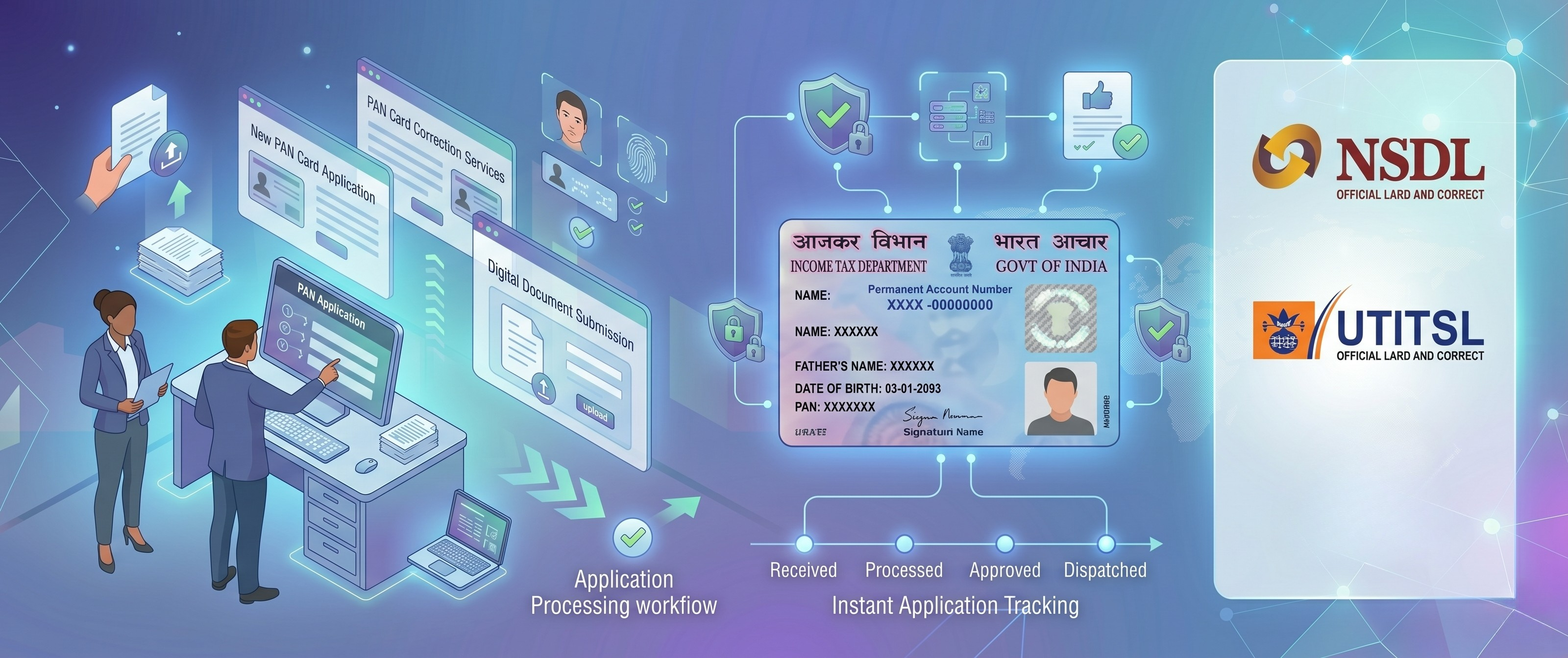 Pan Card Services Background